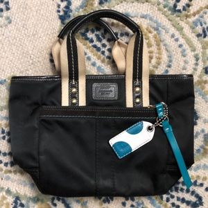 Black coach purse